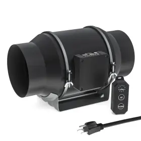 Fa150-m-i Toolazy D Quiet 6 Inch Inline Duct Fan 405 Cfm Ventilation Exhaust Ec Motor And Externa