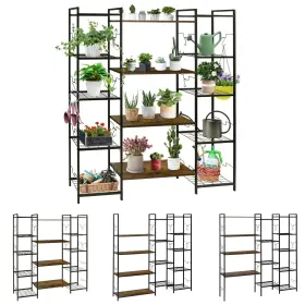 Tq-63hclj Tqvai 63 Inch Tall Indoor Outdoor Plant Stand Heavy Duty Tiered Adjustable V