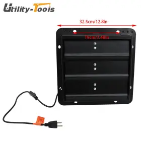 Ut3470424 Utility-tools Exhaust Fan 10 Inch With Louvers Perfect For Attics Or Sheds Blower Wall Mount #2