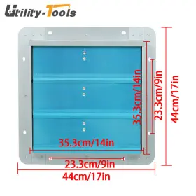 Ut3470562 Utility-tools Wall-mounted Square Blower For Garage 14inch Exhaust Fan Ventilation Extractor #2