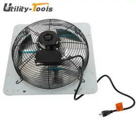 Ut3470562 Utility-tools Wall-mounted Square Blower For Garage 14inch Exhaust Fan Ventilation Extractor