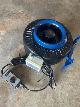 Vt-if8 Ventech Vt If8 740 Cfm 8 Inch Inline Exhaust Fan And Variable Speed Controller