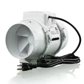 Vents-us 726084593282 Turbo Tube - 4 Inch Inline Duct Fan 105 Cfm Booster With Dual S