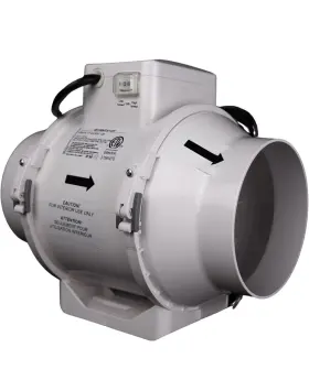 Vents-us 824032114179 Tt Silent 125 - Mixed Flow Ventilation Inline Duct Fan 200 Cfm