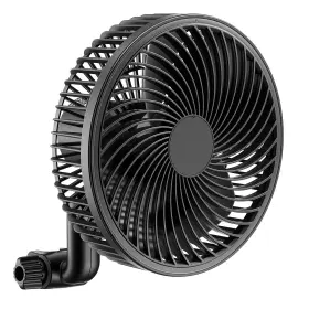 Vevor 197988185147 Plant Fan Grow Tent Clip On Rechargeable Usb Port With 9 Speeds And Circulat