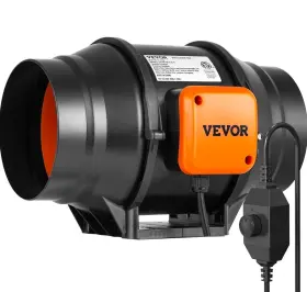 Bt-fl16a Vevor Inline Duct Ventilation Fan 6 Inch 400cfm Variable Speed Control Quiet Nib