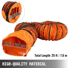 Ducting99 Vevor 25ft Pvc Flexible Duct Hosing For 12 Inch Utility Blower Exhaust Fan 12i #2