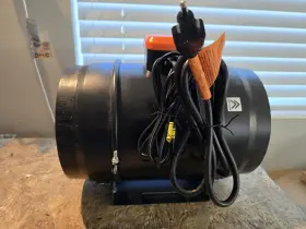 Gdfj468 Vevor 8 Inch Inline Duct Fan Hvac Exhaust Blower Kit Ec Variable Speed