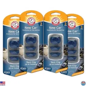 Ah8203ncam Visit The Arm & Hammer Store And 4-pack New Car Freshness Vent Clips - Ultimate Air Freshener