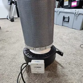 201224 Vivosun 6 Inch Inline Fan With Speed Controller Carbon Filter