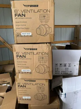 220117004 Vivosun 11686 6 Inch Inline Tube Fan