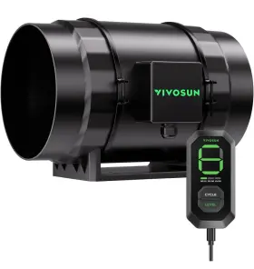 306101s8 Vivosun Nib 8 Inch Inline Duct Ventilation Fan And Ducting