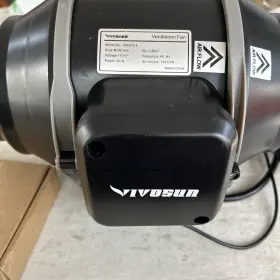 306203-4 Vivosun 134cfm Ventilation Fan 4 Inch Add To E42a Growhub Aerozesh #2
