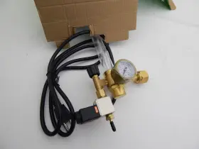 306214-01 Vivosun Hydroponic Co2 Regulator 40mm High Pressure Gauge With Solenoid Valve #2