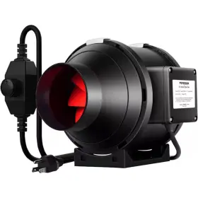 Vivosun 313033717716 4 Inch 190 Cfm Inline Duct Fan With Variable Speed Controller