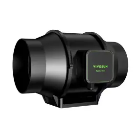 Vivosun 313051872855 Aerozesh 6 Inch 405 Cfm Smart Inline Duct Fan For Heating Cooling Booster Grow T