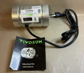Sd240310 Vivosun 4 Inch Inline Duct Fan Hvac Exhaust Blower Ventilation 100 Cfm