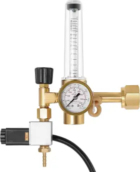 4316273489 Vivosun Hydroponics Co2 Regulator Emitter System With Solenoid Valve Flowmeter