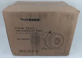 431804968 Vivosun 4in 203 Cfm Inline Duct Fan Grow Tent Ventilation