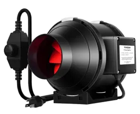 Vivosun 714119464157 4 Inch Inline Duct Fan Variable Speed Controller Hvac Exhaust Blower Kit