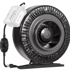 Vivosun 714119466373 Z6 6 Inch Inline Duct Fan 440 Cfm Ventilation With Variable Speed #2