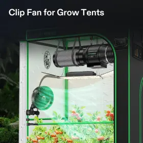 Vivosun 800689568231 2-pack Aerowave E6 Grow Tent Fan 6 Inch Smart Wifi Control Oscillating Clip #2