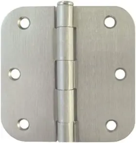 Cecominod070342 Vivosun 2 Pc Satin Nickel 3.5 Inch X In 5/8 Radius Round Corner Interior Door Hinges Br