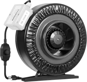 Cecominod072448 Vivosun Z6 6 Inch Inline Duct Fan 440 Cfm Ventilation With Variable Speed C