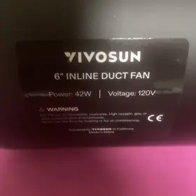 Csv-lfa6 Vivosun 6 Inch Inline Hvac Exhaust Blower Ventilation Fan 110v New Old Stock Vsv1fa6 #2