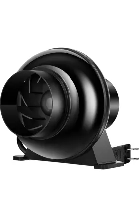 Gdfpa-100 Vivosun 4 Inch 195 Cfm Inline Duct Ventilation Fan Hvac Vent Blower Hydroponics