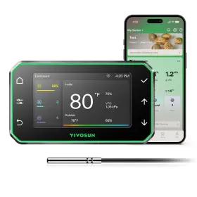 Gh-e42a Vivosun Growhub Controller E42a For Grow Tent Smart Environmental Wifi-cont