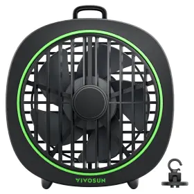 Vsf-awd4k Vivosun Aerowave D4 4 Inch Grow Tent Clip Fan With Detachable Hook 3-speed Str
