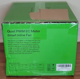 Vsv-azg4 Vivosun Aerozesh G4 Pwm Ec Motor Smart Inline Duct Fan Growhub E12 #3