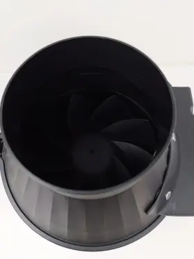 Vsv-azt4 Vivosun Aerozesh T4 - 210cfm Inline Duct Fan With E12 Speed Controller Black #2