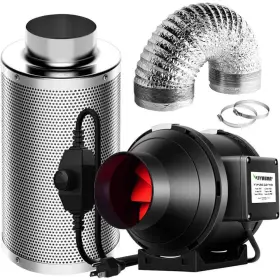 X002cq7hod Vivosun 4 Inch 190 Cfm Inline Fan With Speed Controller Carbon Filter And 8 Ft. Of X002cq7hod Vivosun 4 Inch 190 Cfm Inline Fan With Speed Controller Carbon Filter And 8 Ft. Of