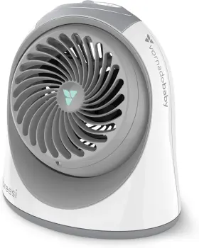 Cr1-0384-43 Vornadobaby Breesi Nursery Air Circulator Fan For Baby And Kids Room With White