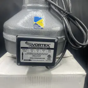 Vtx400 Vortex 628507100025 Powerfan Inline Duct Blower 4 Inch - Tested And Works Carbon