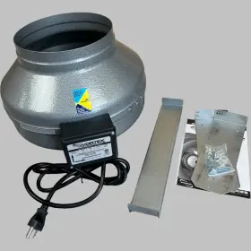 Vtx800 Vortex 628507100063 8 Inch 739 Cfm Powerfan Centrifugal Blower