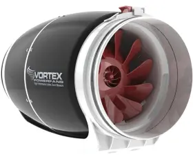 Vtx800s Vortex Powerfans 628507105013 Powerfan Energy-efficient Quiet S-line Inline Fan