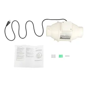 Wa4235121ur Waltvotur Inline Duct Fan 4 Inch 280 Cfm Ventilation Exhaust For Bathroom Grow Tent