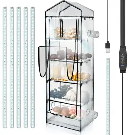 Windyun Qao-windyun-2906 5 Tier Extra Tall Mushroom Grow Tent Kit With Light And Timer 80 X 19