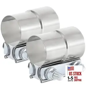 Wtsb-ls275-2 Wtsb 2.75 Inch Exhaust Clamp 2 3/4 Lap Joint Band Pcs