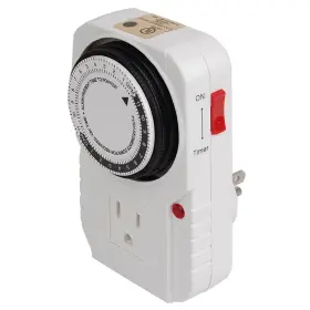 Ys-tmr-23-001 Yessources 120v Timer Control 24hr Hydroponics Outlet Decorative Grow Light Aquarium Fan