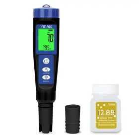 Yinmik Yk-6a Ph Salt Meter Salinity Tester For Saltwater Pool New Black Aquarium