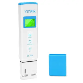 Yk-p01b Yinmik Ph Meter Digital Tester For Hydroponics Temp Blue
