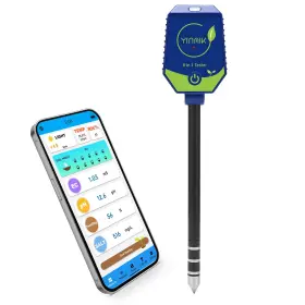 Yinmik Yk-s06d Soil Test Kits Ph Moisture Meter For Plant Smart Blue