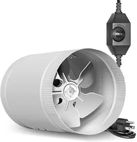 Yssoa 726084119963 8 Inch Inline Booster Duct Fan With Speed Controller Hvac Exhaust Ventila