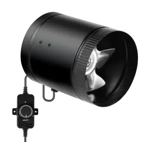 Yssoa 840166286340 6 Inch Inline Booster Duct Fan With Speed Controller Hvac Exhaust Vent