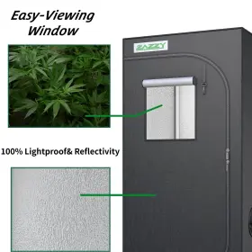 600d Zazzy 654070969615 Tent For Plants Indoor 48 Inch X24 X60 Grow Tents Plant Mylar Reflecti #2