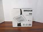 Broan 688 Ventilation Fan 50 Cfm 4.0 Sones - Bathroom Ceiling Exhaust New. Fixed Price $29.95.